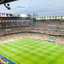 Football game in Madrid