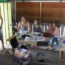classroom for small groups of marine science students