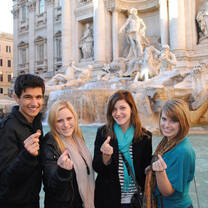 Athena Students at the Trevi Fountain