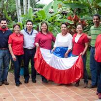 ICADS Spanish professors celebrate Costa Rica's Independence Day.