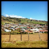 The landscape of Costa Rica