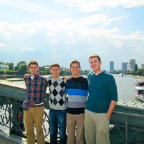 Students in Heidelberg, Germany