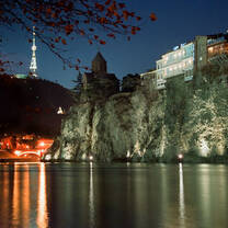 Teaching jobs in Georgia - Old Tbilisi at night