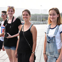 Teachers touring Beijing