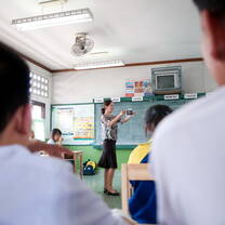 Volunteer teaching in Thailand