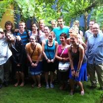 A group of alternative break students in Nicaragua