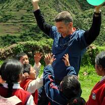 Dr. with kids