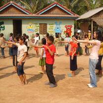 Dancing in Laos