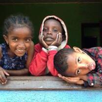 Volunteer with Children in Ethiopia