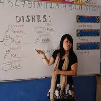 Volunteer teaching in Mexico
